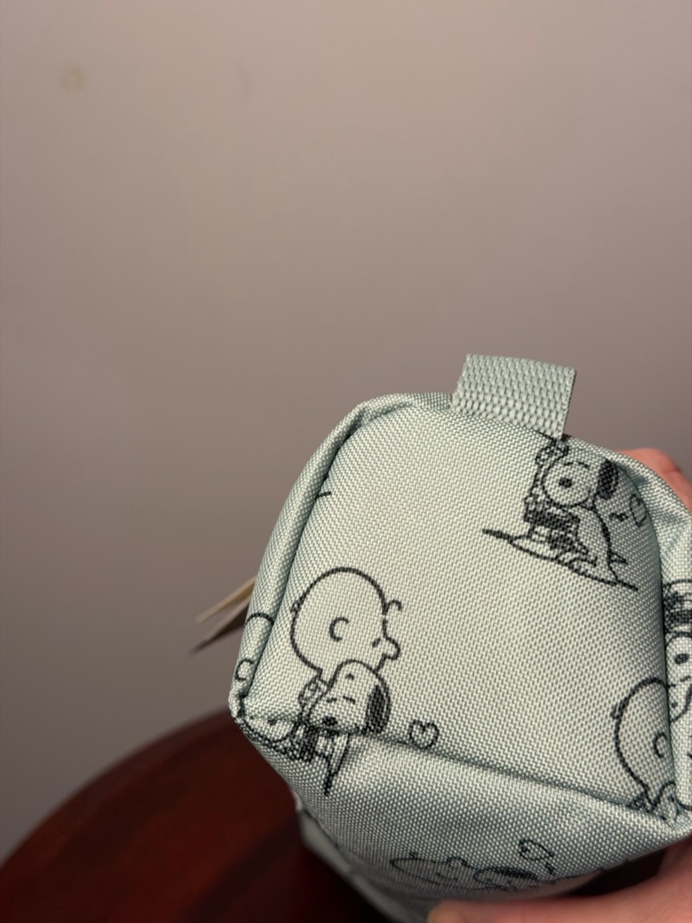 Eastpak Light Blue Peanuts 'Take Care' Zip Pouch - Picture 6 of 7